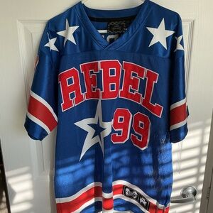 Rebels Vengeance Blue Jersey #99 Men’s Sz L